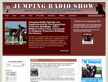 Tablet Screenshot of jumpingradio.horseradionetwork.com