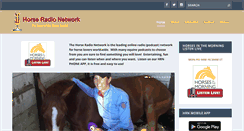 Desktop Screenshot of horseradionetwork.com