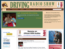 Tablet Screenshot of drivingradioshow.horseradionetwork.com
