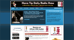 Desktop Screenshot of horsetipdaily.horseradionetwork.com