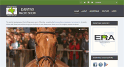 Desktop Screenshot of eventingradio.horseradionetwork.com